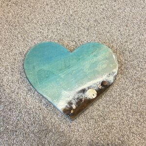 Heart-Shaped Ocean Art Piece